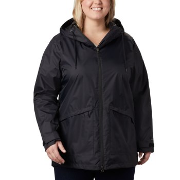 Columbia Arcadia Casual Plus Size, Chamarras Negros Para Mujer | 460175-UEB